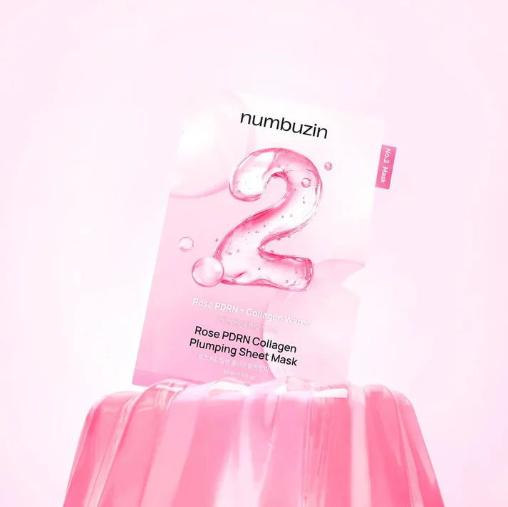 Numbuzin 2 - Face sheet with Rose PDRN