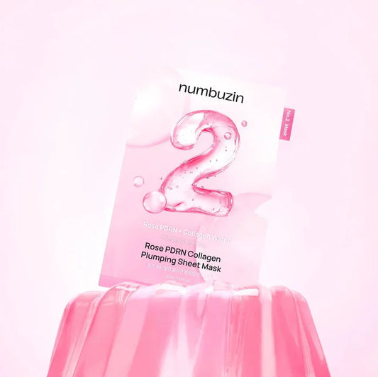 Numbuzin 2 - Face sheet with Rose PDRN